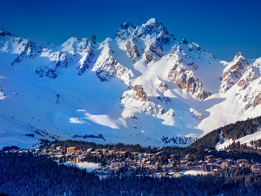 Courchevel valley