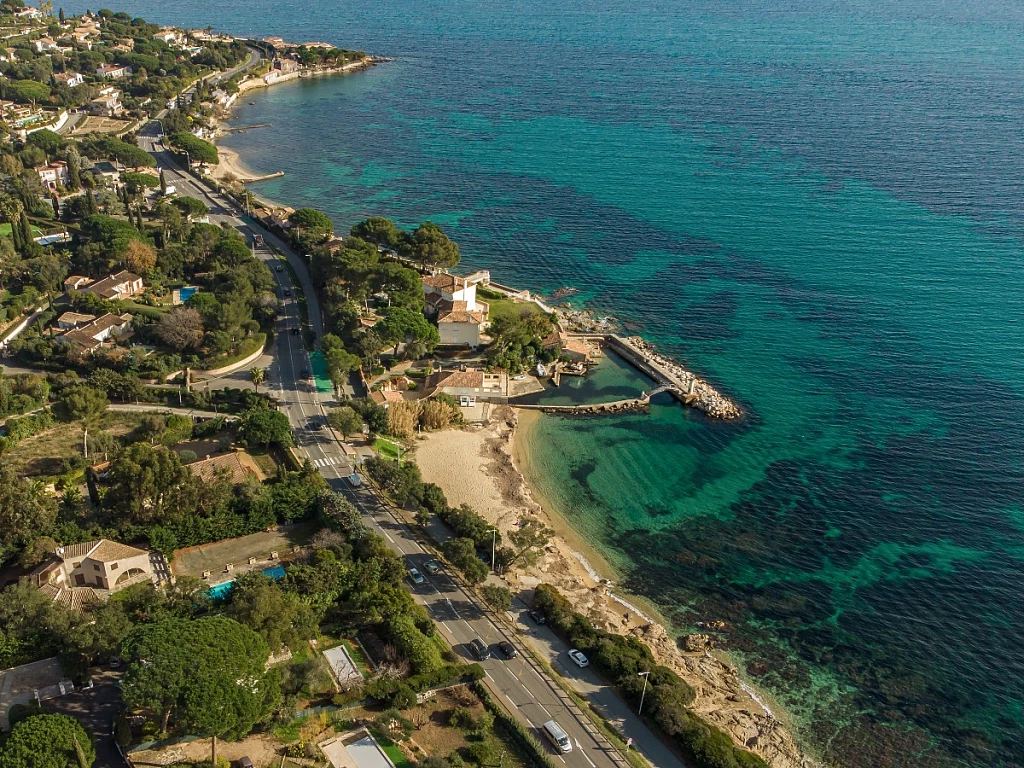 Sainte-Maxime coastline