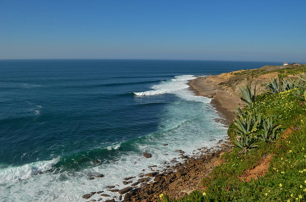 The beach in Ericeira